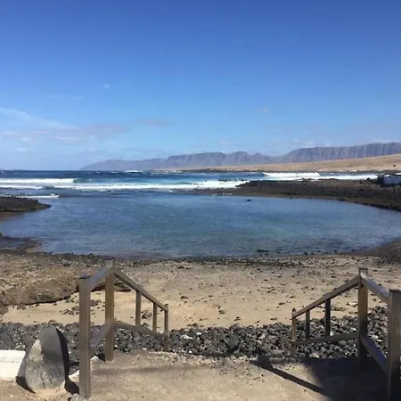 펜션 Eslanzarote Elena House Caleta de Caballo